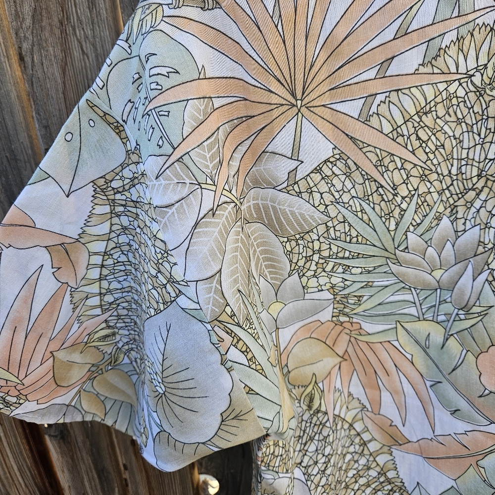 Rhapsody Tropical Print Women Shirt Size Small - Picture 16 of 16